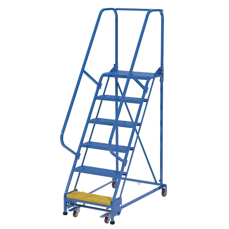 Vestil 90 H Steel PW Ladder, Perforated, 6 Step, 6 Steps LAD-PW-26-6-P
